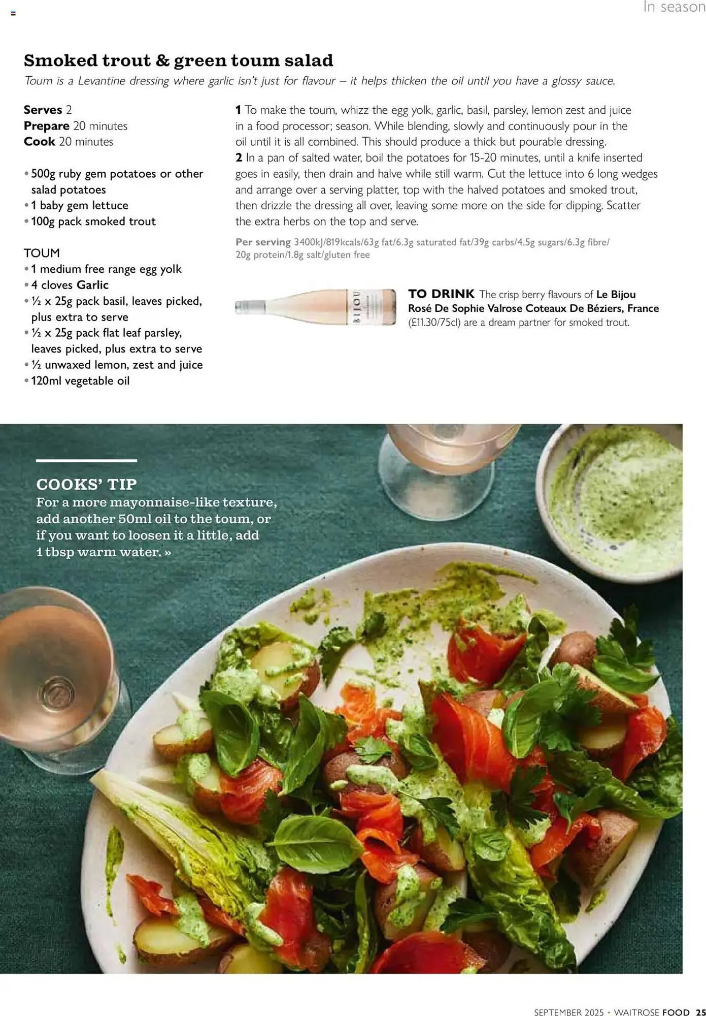 Waitrose leaflet from 1 September to 1 October 2025 - Catalogue Page 25