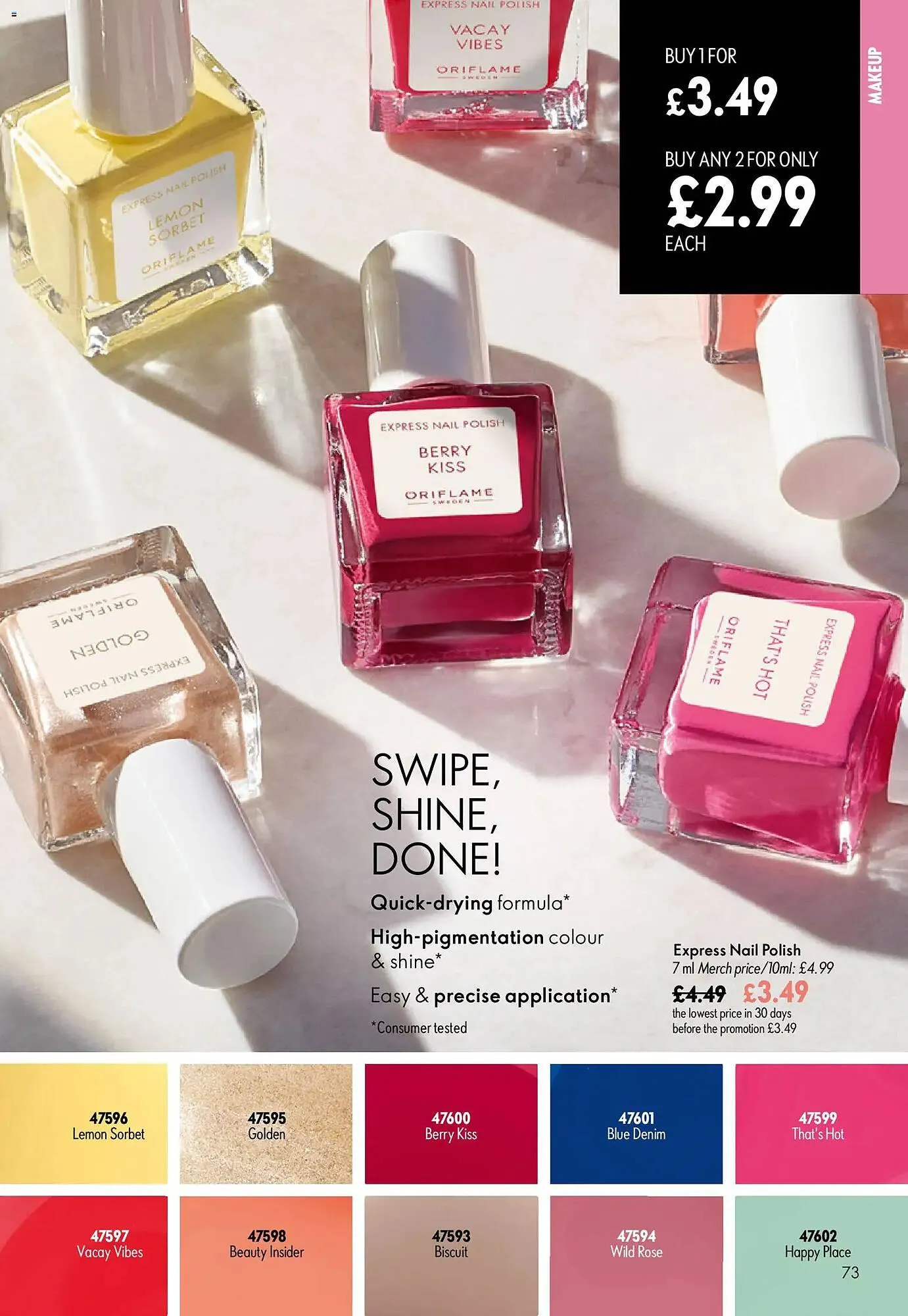 Oriflame catalogue from 17 June to 8 July 2026 - Catalogue Page 73