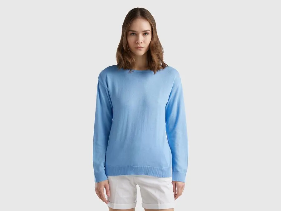 Boat neck sweater