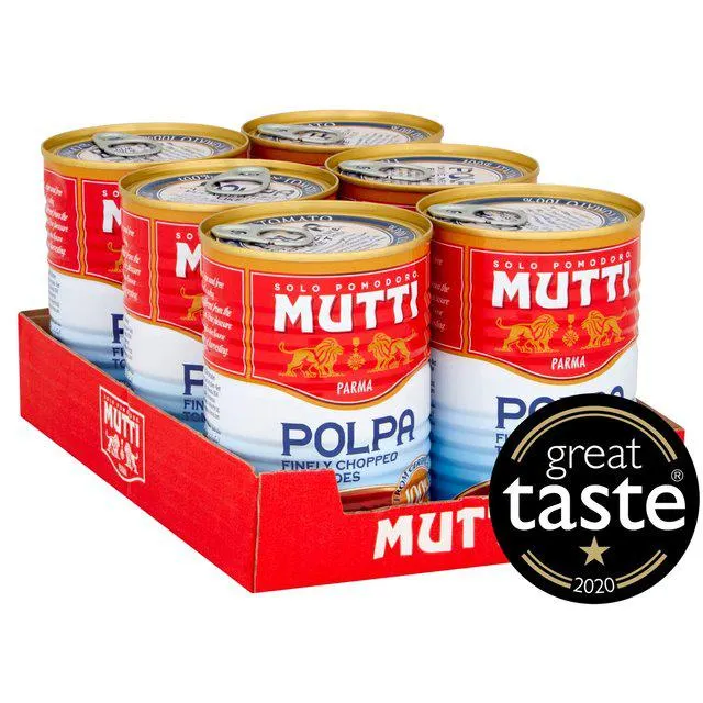 Mutti - Finely Chopped Tomatoes 6 x 400g
