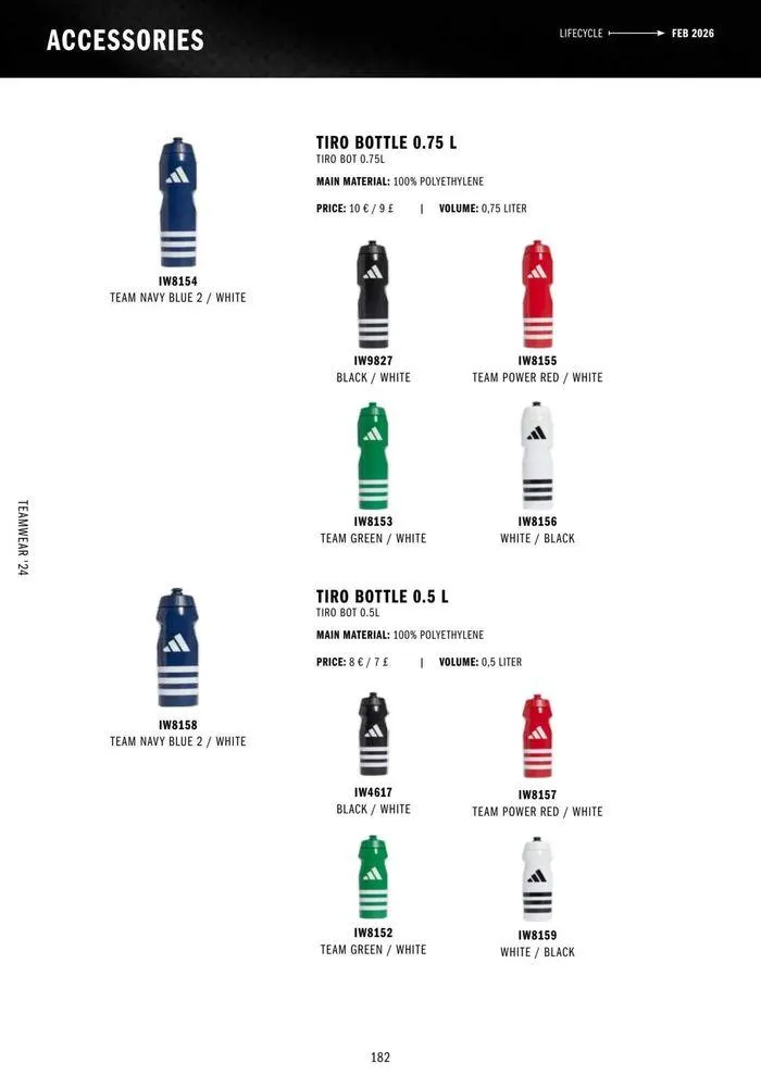 Adidas Teamwear 2024 from 11 March to 31 December 2024 - Catalogue Page 182