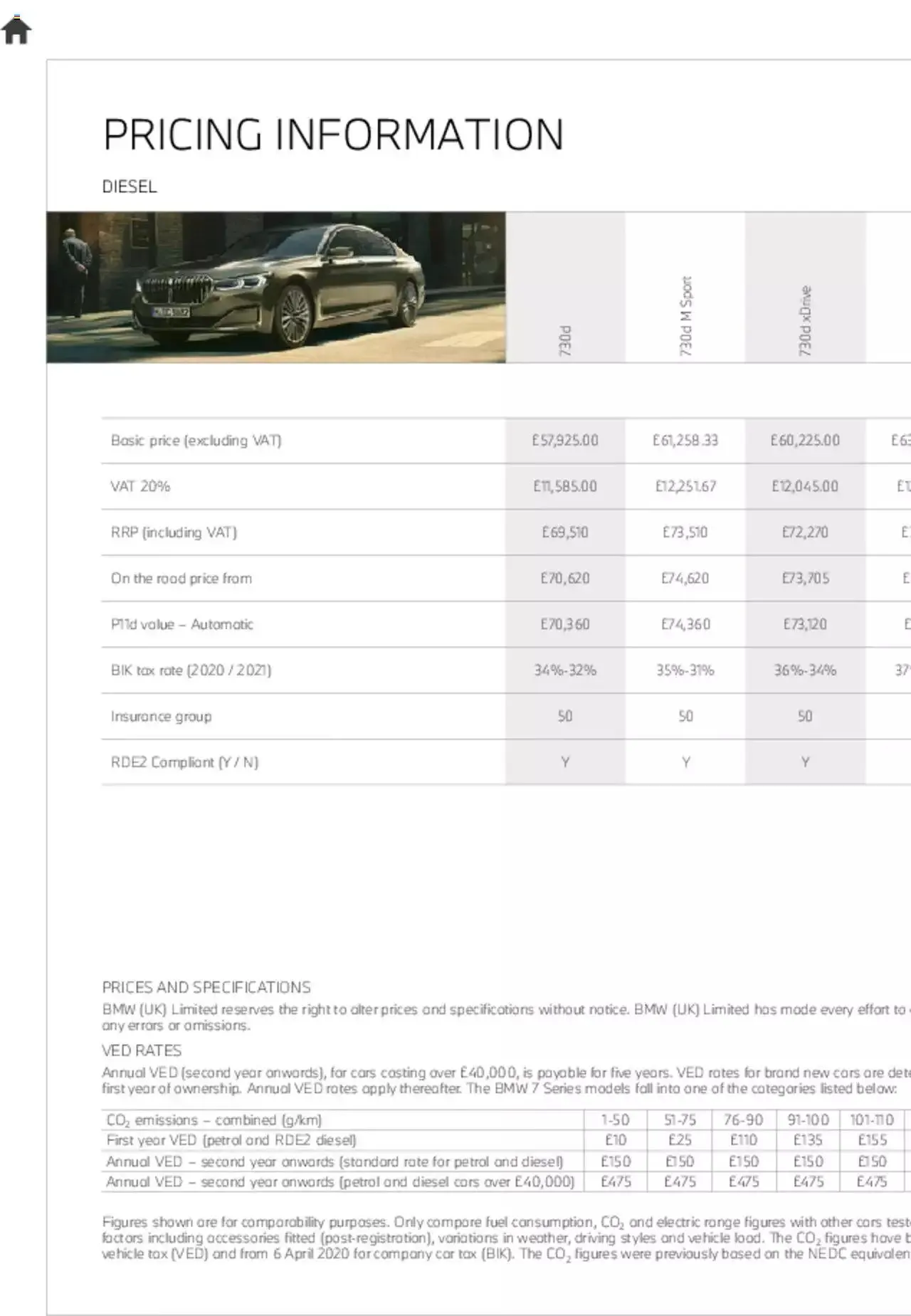BMW - 7 Series Brochure from 21 January to 31 December 2023 - Catalogue Page 49