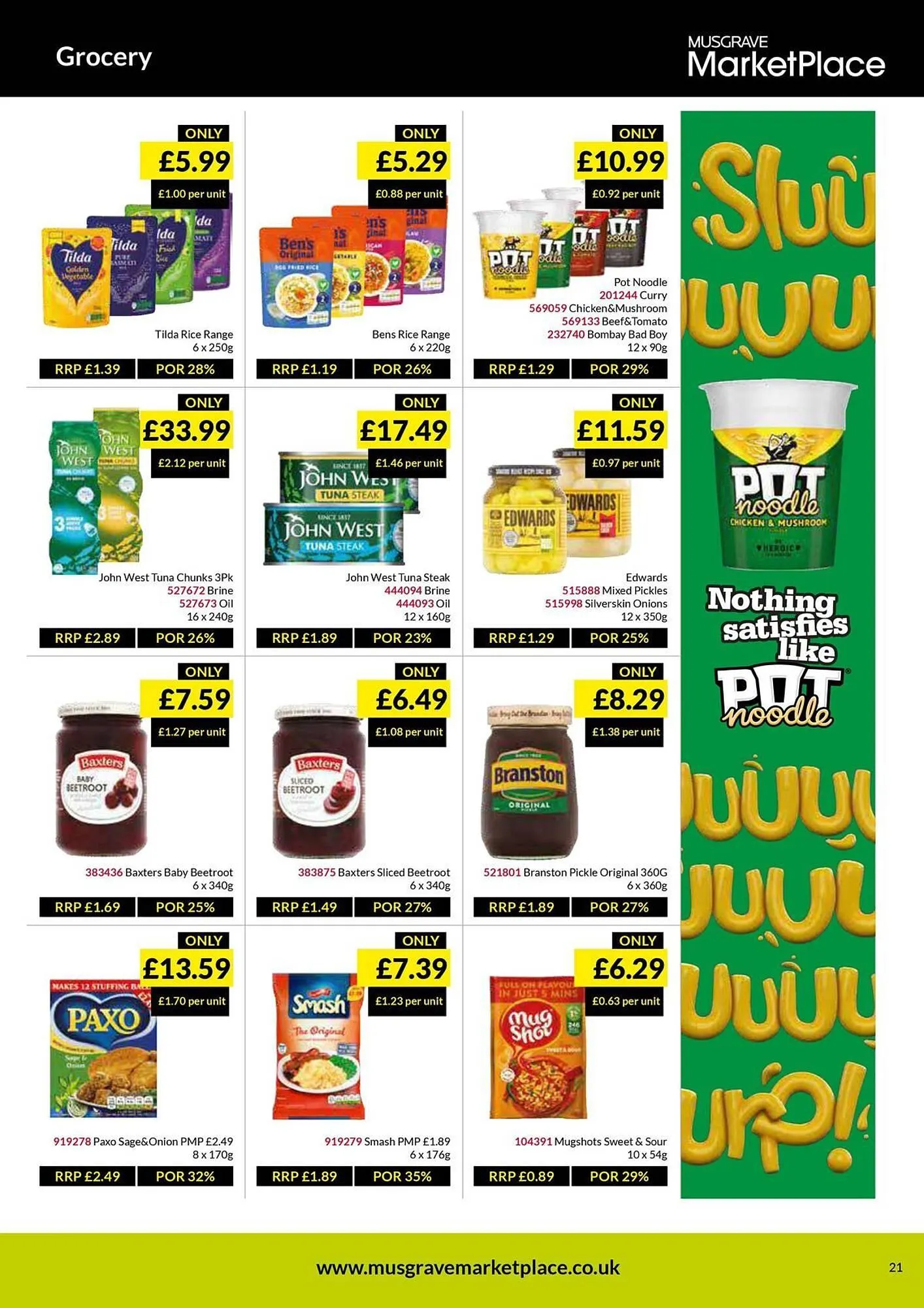 Musgrave MarketPlace leaflet from 1 April to 20 April 2025 - Catalogue Page 21