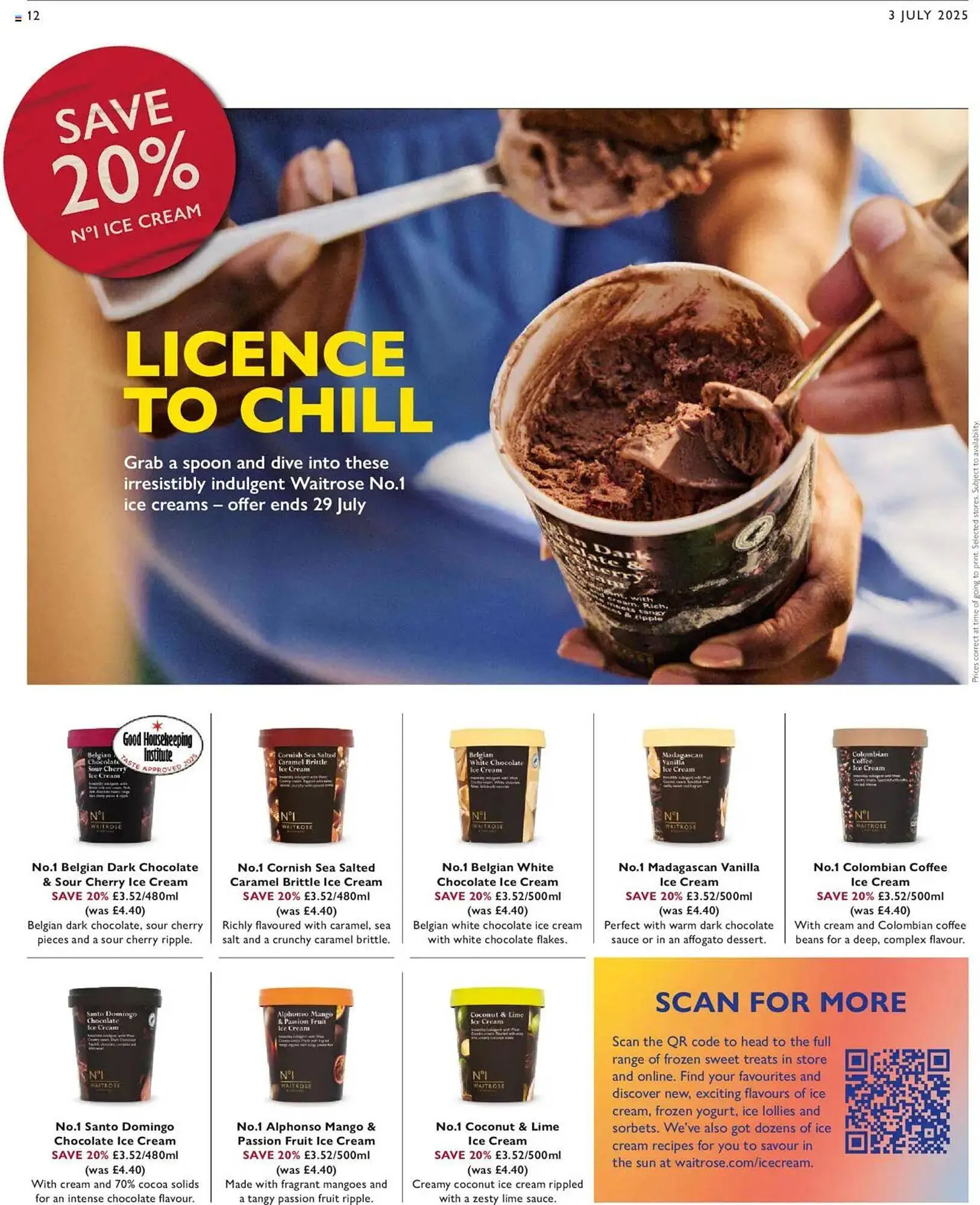 Waitrose leaflet from 3 July to 10 July 2025 - Catalogue Page 12