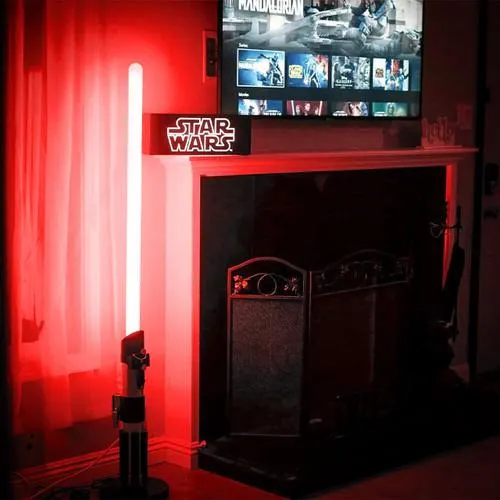 Star Wars Darth Vader Lightsaber 60” Floor Standing Light - Only at Menkind!