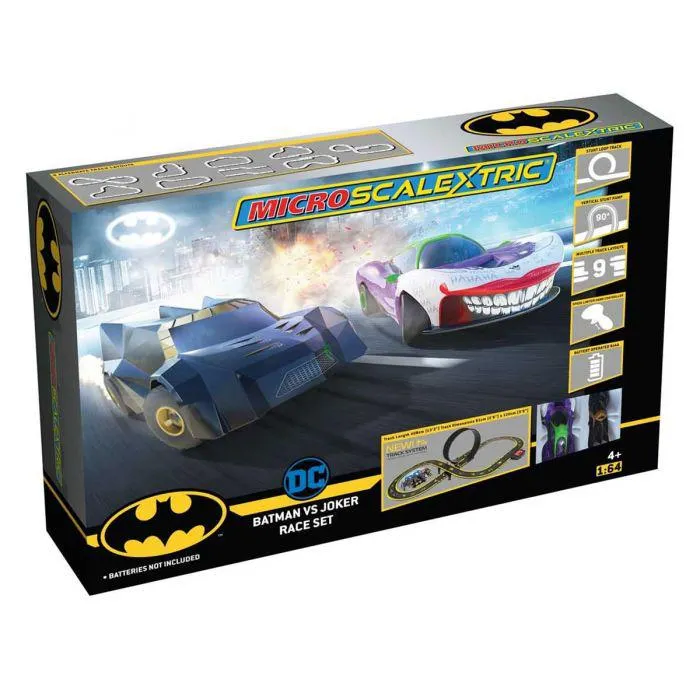 Micro Scalextric Batman vs Joker Race Set