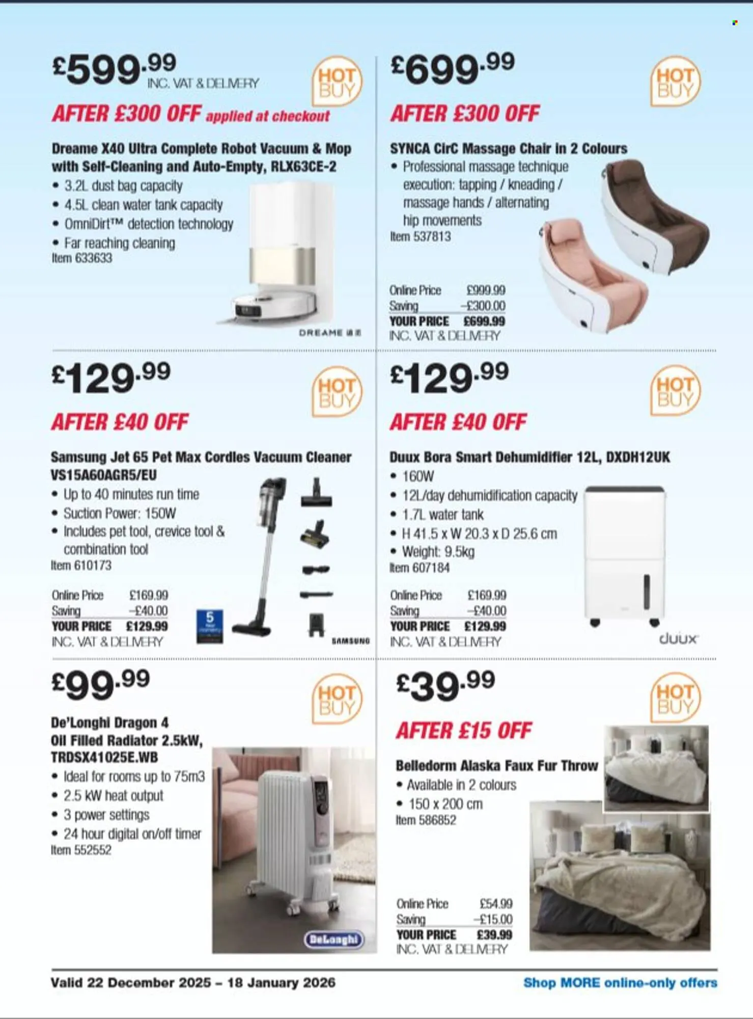 Costco leaflet from 22 December to 18 January 2026 - Catalogue Page 26