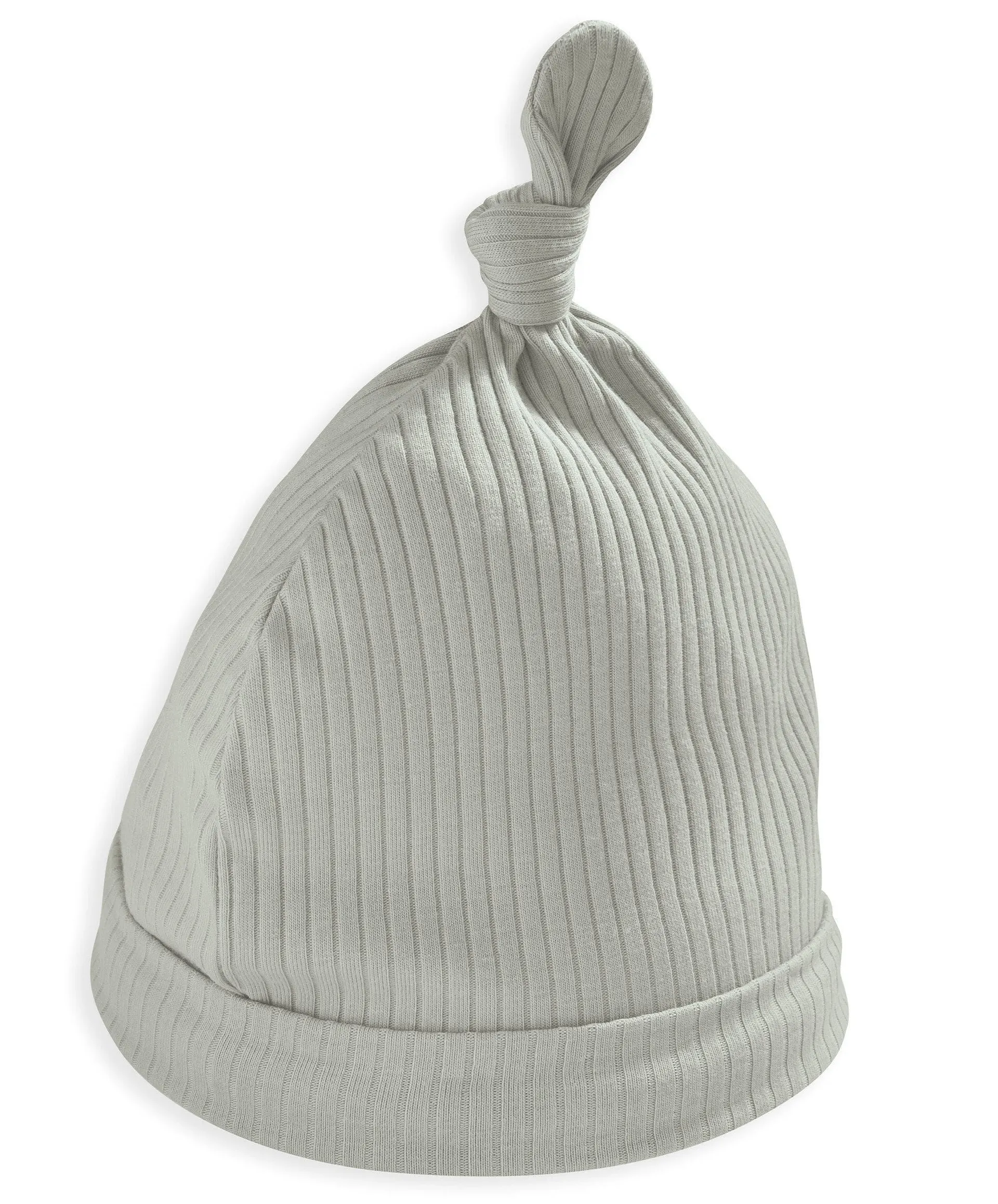 Organic Cotton Ribbed Hat - Green