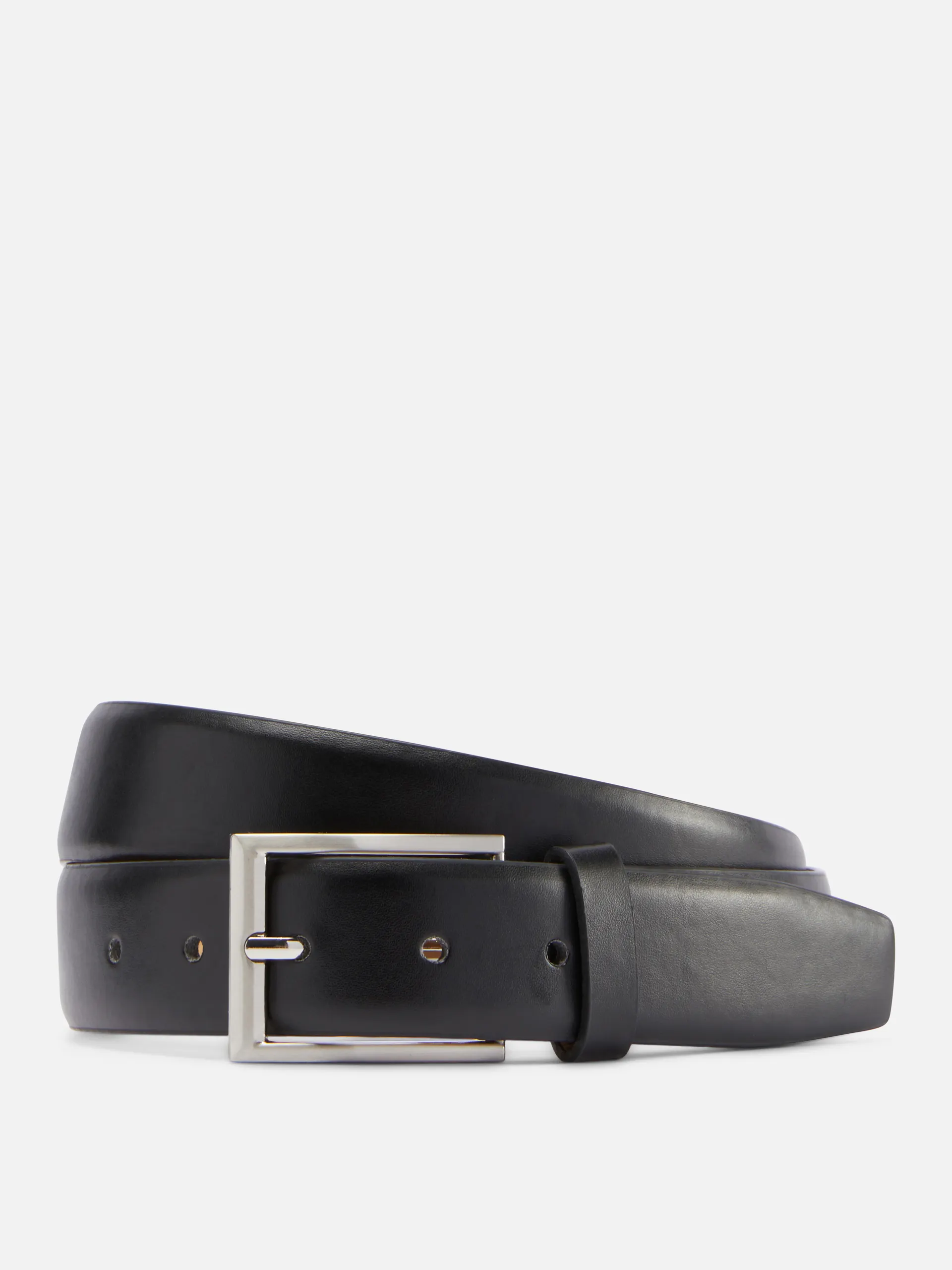 Smooth Faux Leather Belt