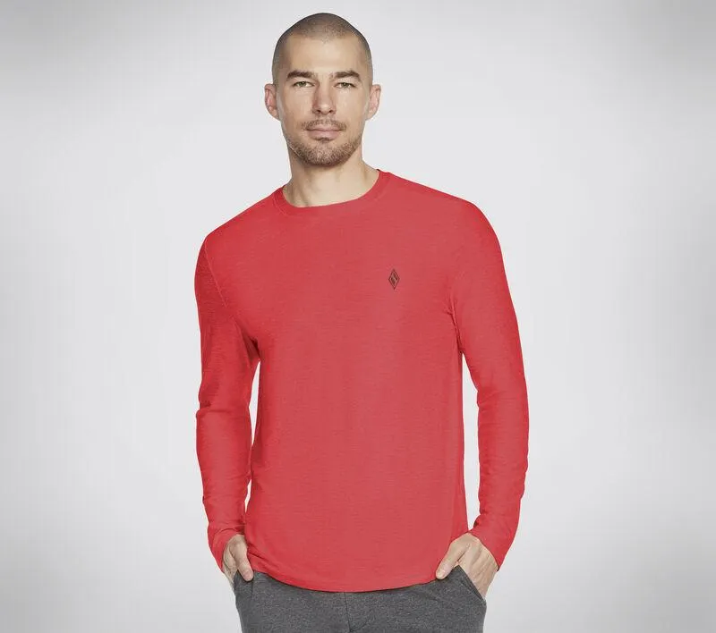 GO DRI All Day L/S Diamond Tee Solid