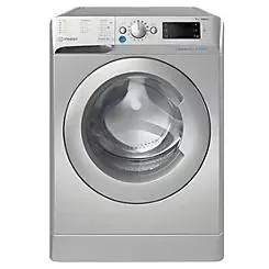 Indesit 9KG 1400 Spin Washing Machine BWE91496XSUKN - Silver