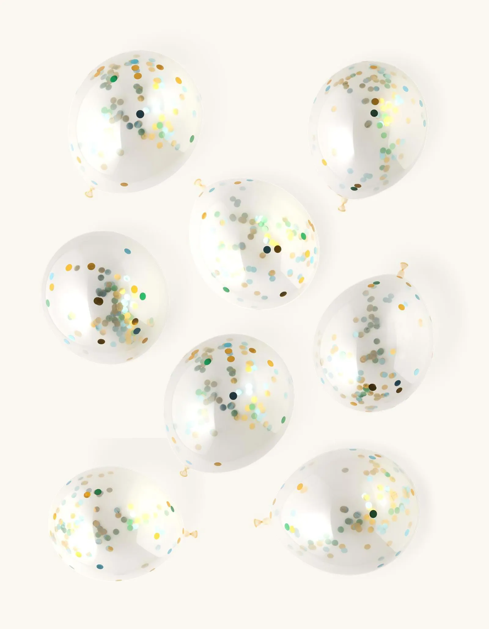 Balloons with confetti