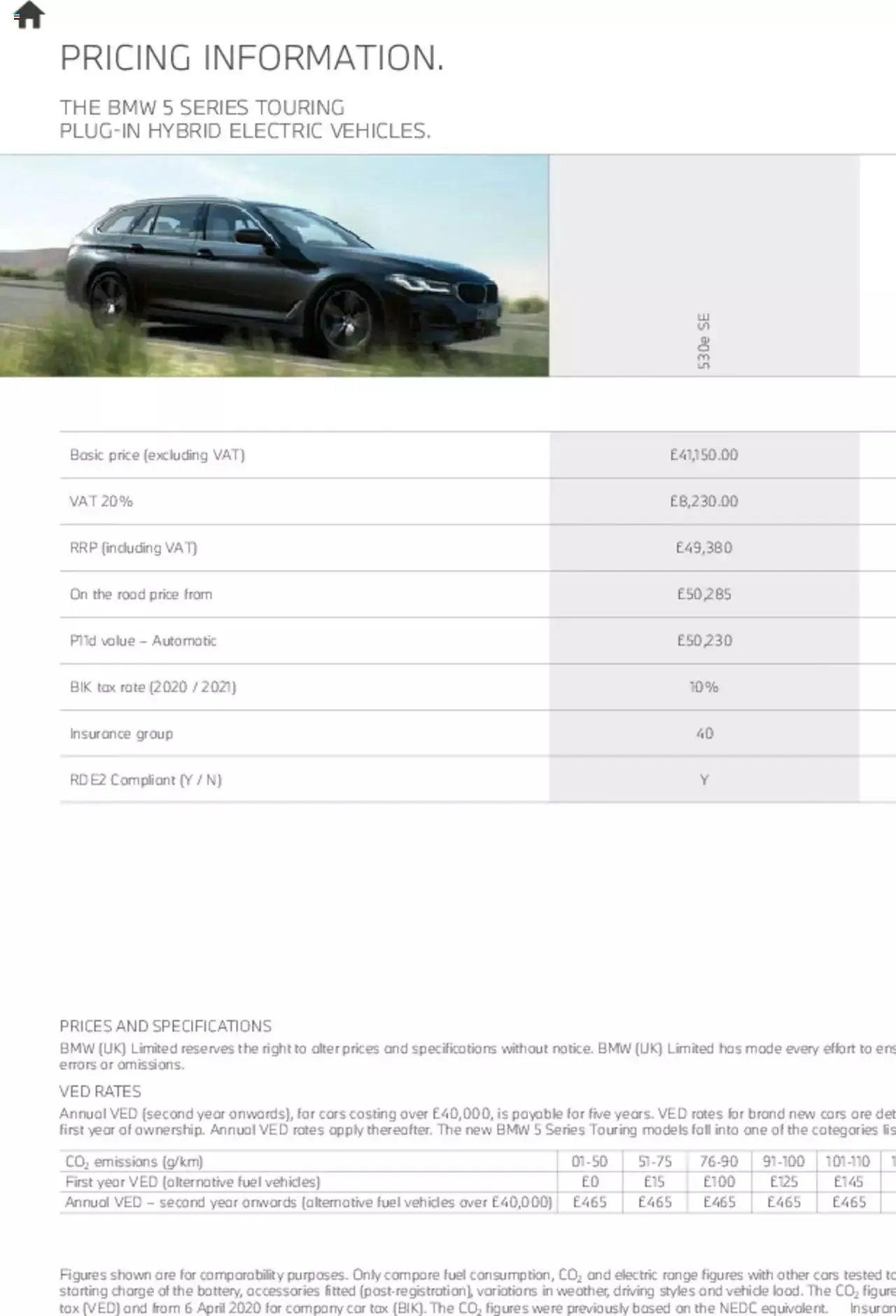 BMW - Saloon and Touring Brochure from 21 January to 31 December 2023 - Catalogue Page 55