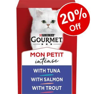48 x 50g Gourmet Mon Petit Wet Cat Food - 20% Off! *