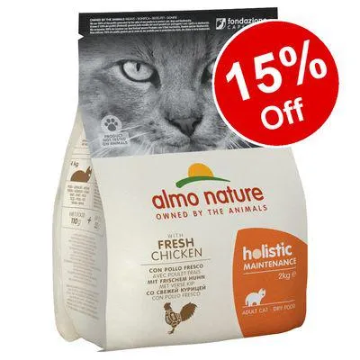 2kg Almo Nature Holistic Dry Cat Food – 15% Off!*
