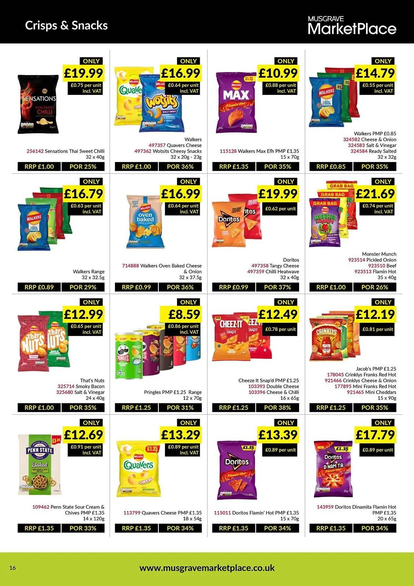 Musgrave MarketPlace leaflet from 9 March to 29 March 2026 - Catalogue Page 16