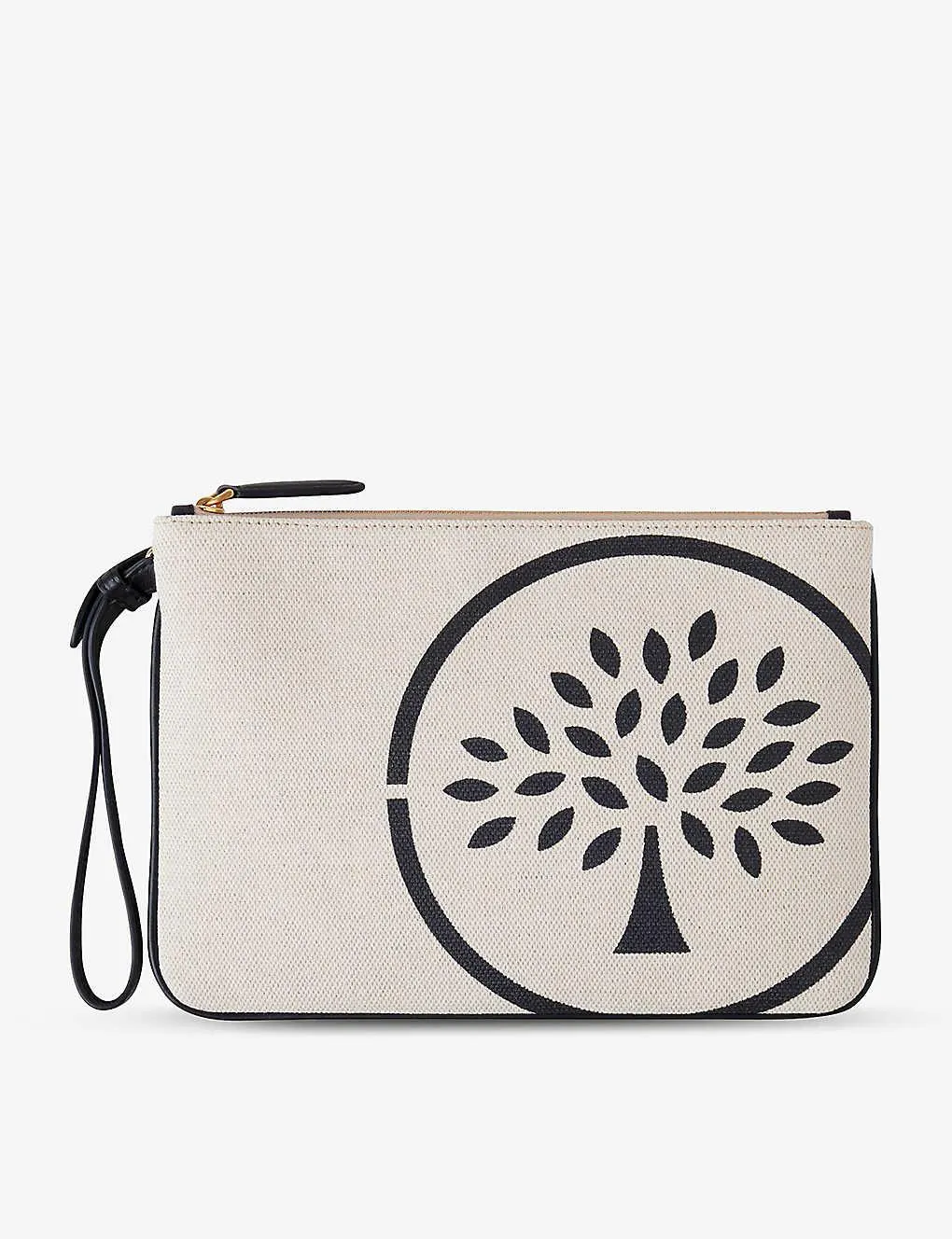 MULBERRY Logo-print canvas pouch