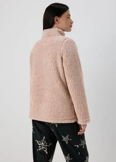 Mink Quarter Zip Snuggle Top