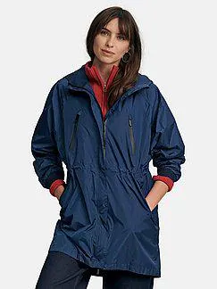 Jacket made of water-repellent microfibre