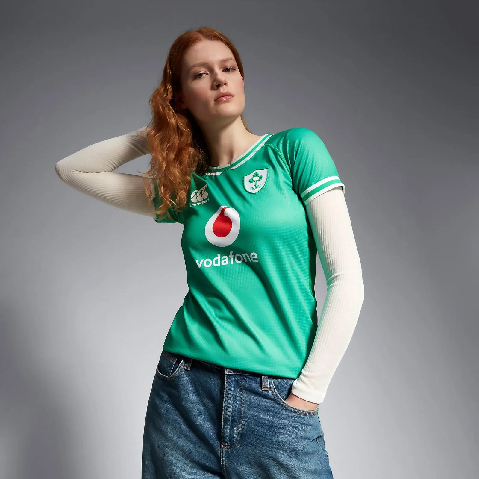 WOMENS IRELAND HOME PRO JERSEY GREEN