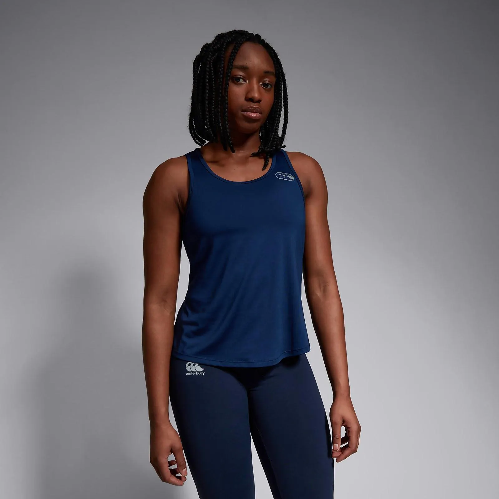WOMENS RACERBACK VEST BLUE