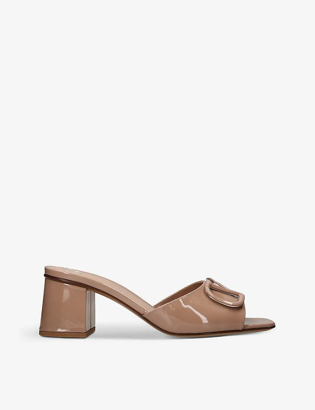 VLOGO 60 patent leather heeled mules