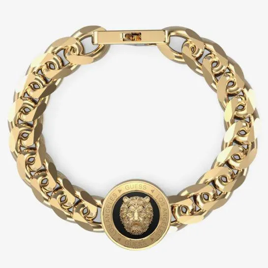 Lion King Gold-Tone Chain Bracelet