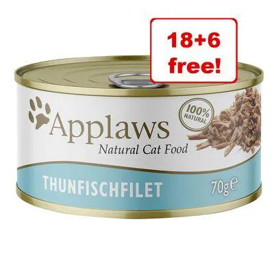 24 x 70g/156g Applaws Wet Cat Food - 18 + 6 Free!*