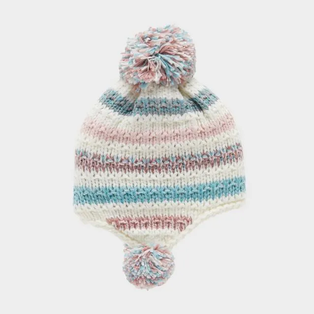 Kids Knitted Pom Hat Multi