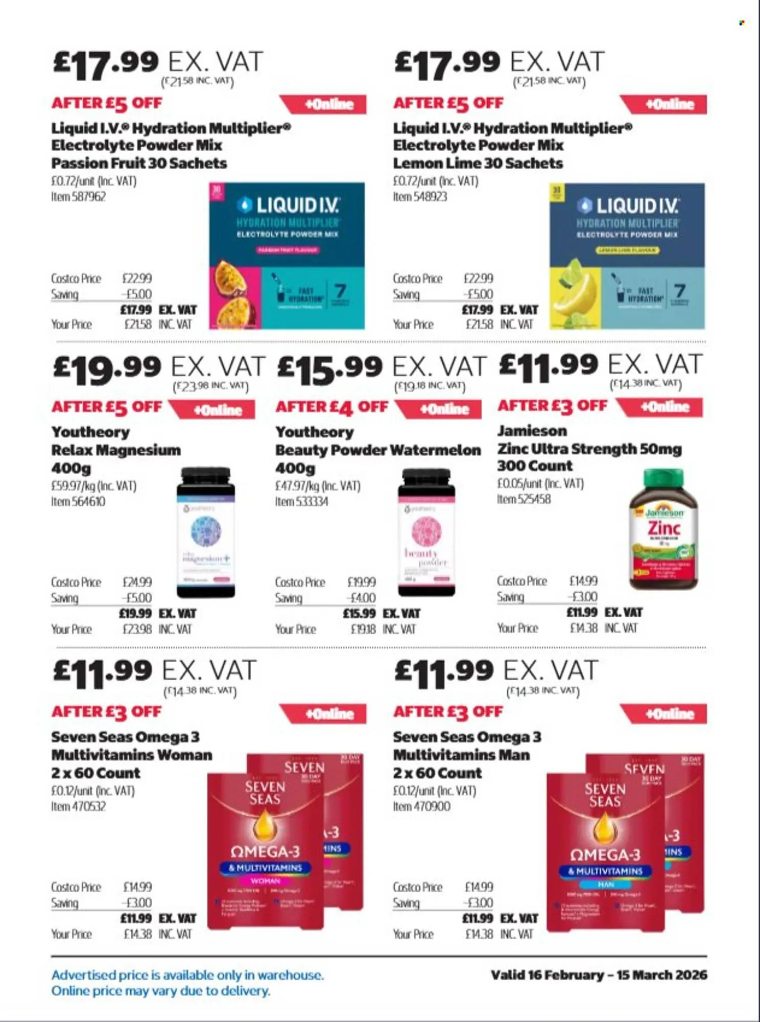 Costco leaflet from 16 February to 15 March 2026 - Catalogue Page 19