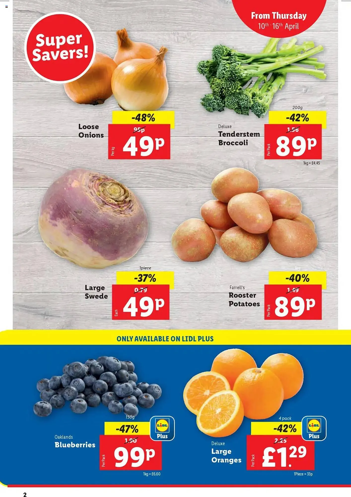 Lidl leaflet from 10 April to 16 April 2025 - Catalogue Page 2