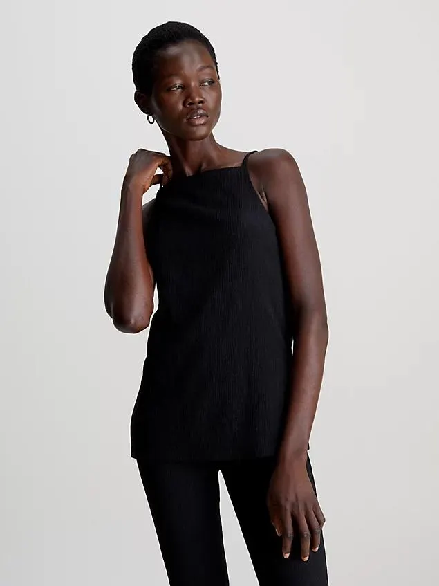 Crinkle Jersey Cami Top