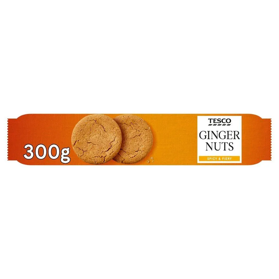 Tesco Ginger Nut Biscuits 300G