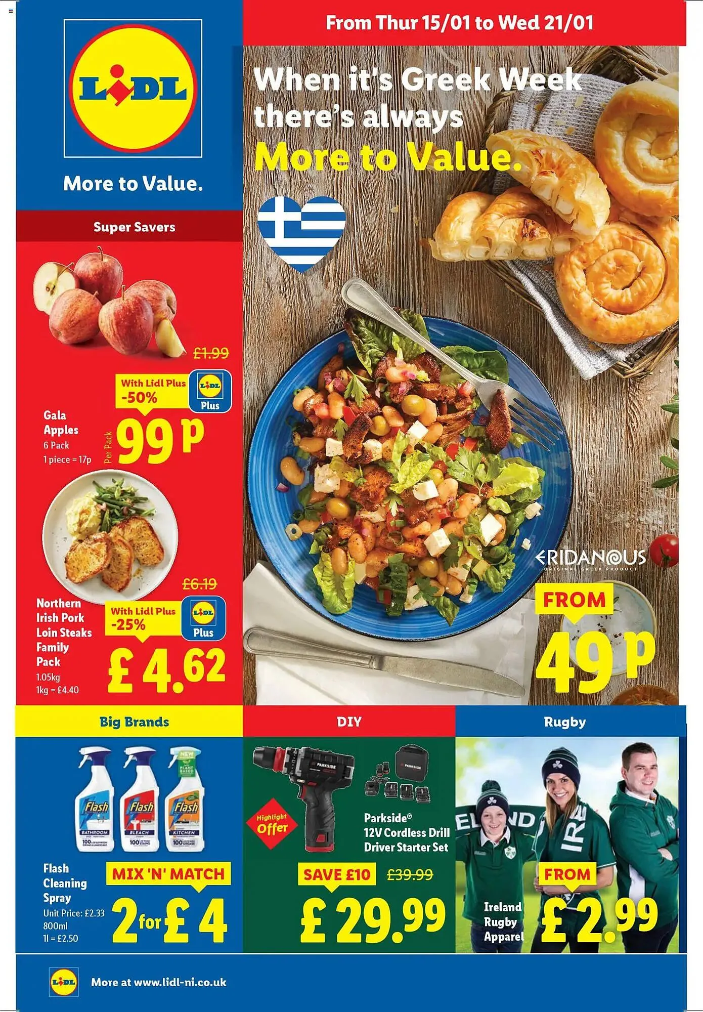 Lidl leaflet from 15 January to 21 January 2026 - Catalogue Page 1