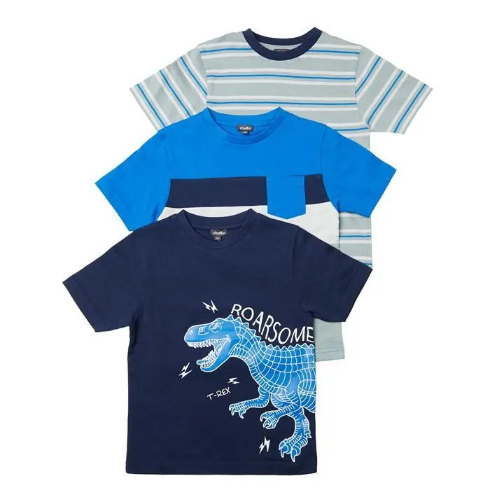 Younger boys 3 Pack T Shirts