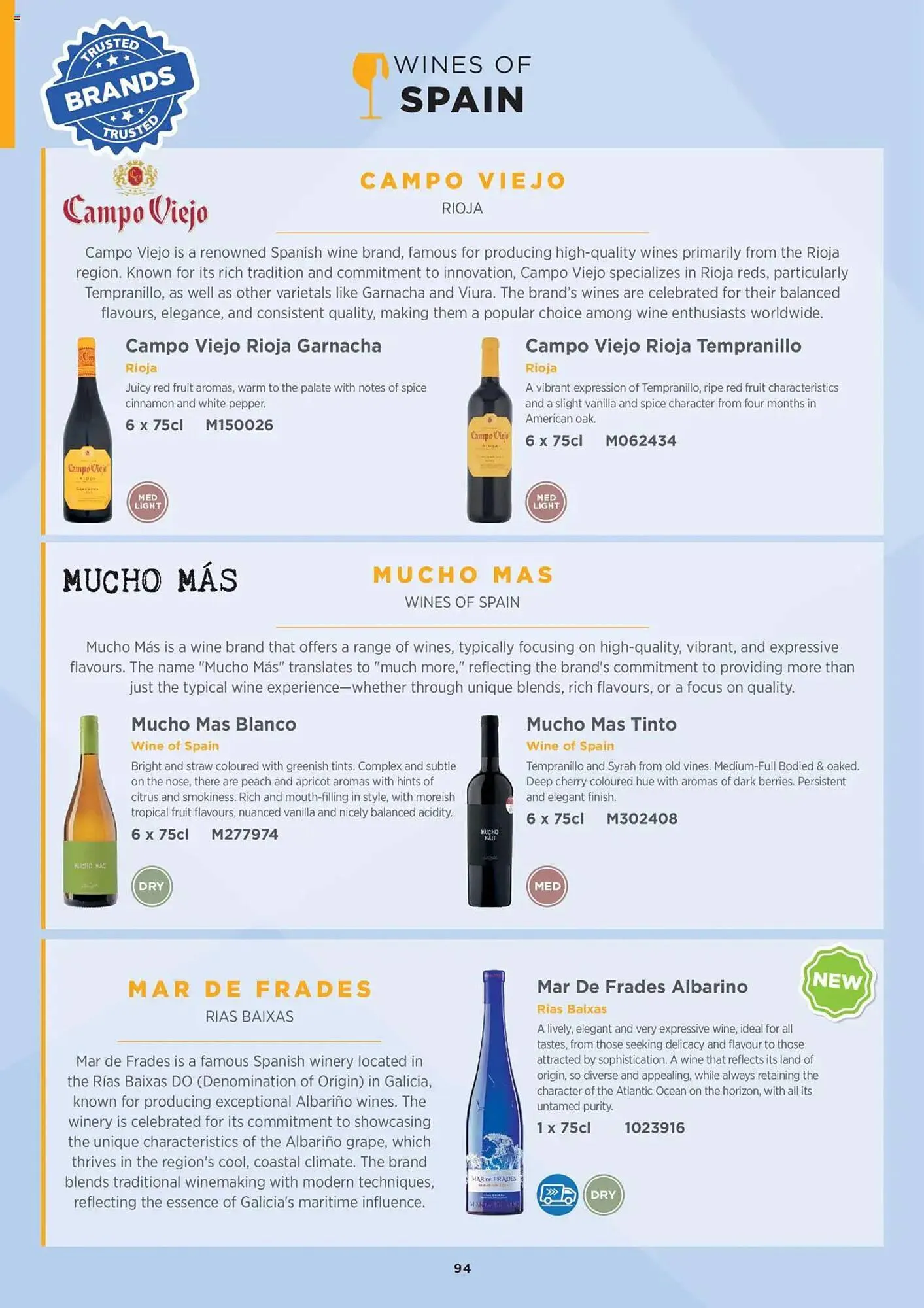 Booker Wholesale leaflet from 7 July to 1 January 2026 - Catalogue Page 94