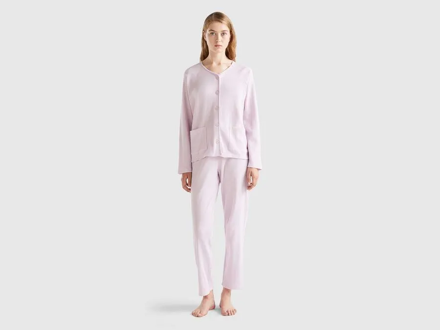 Long pyjamas in pure cotton