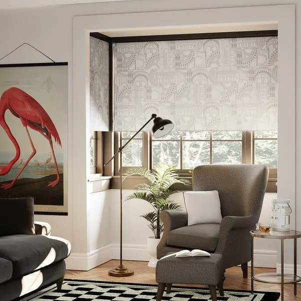 Waterhouse White Blackout Roller Blind