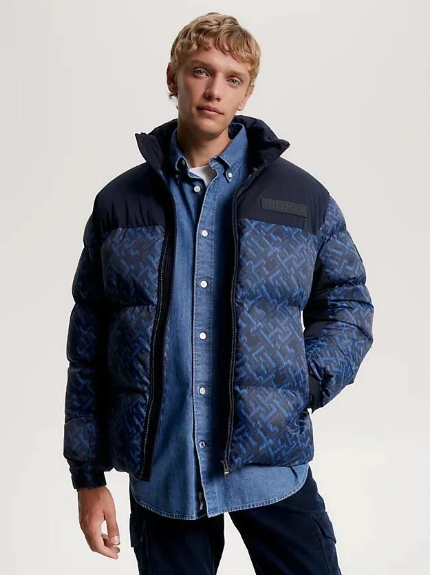 TH Warm New York Monogram Puffer Jacket