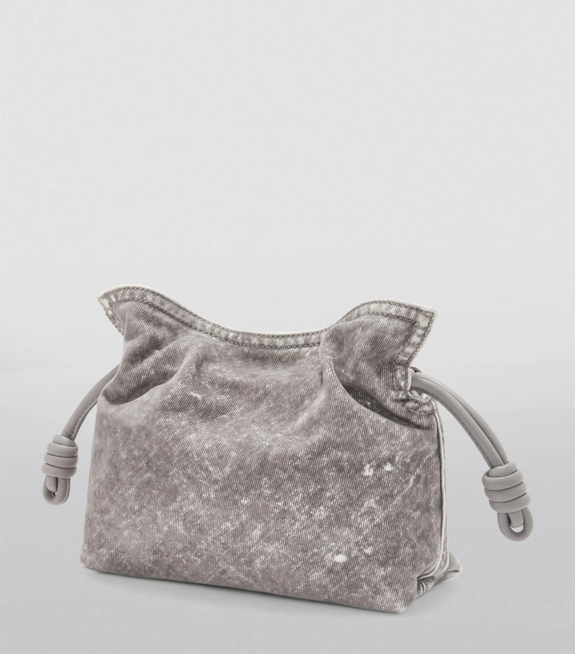 Mini Denim Flamenco Clutch Bag