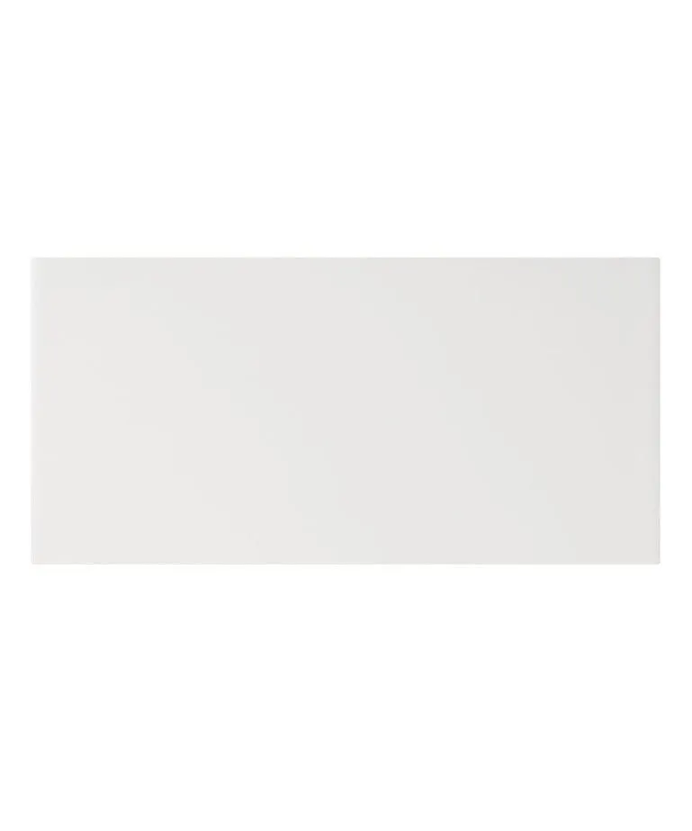 Diamond White Matt Tile (9.8cm x 19.8cm)