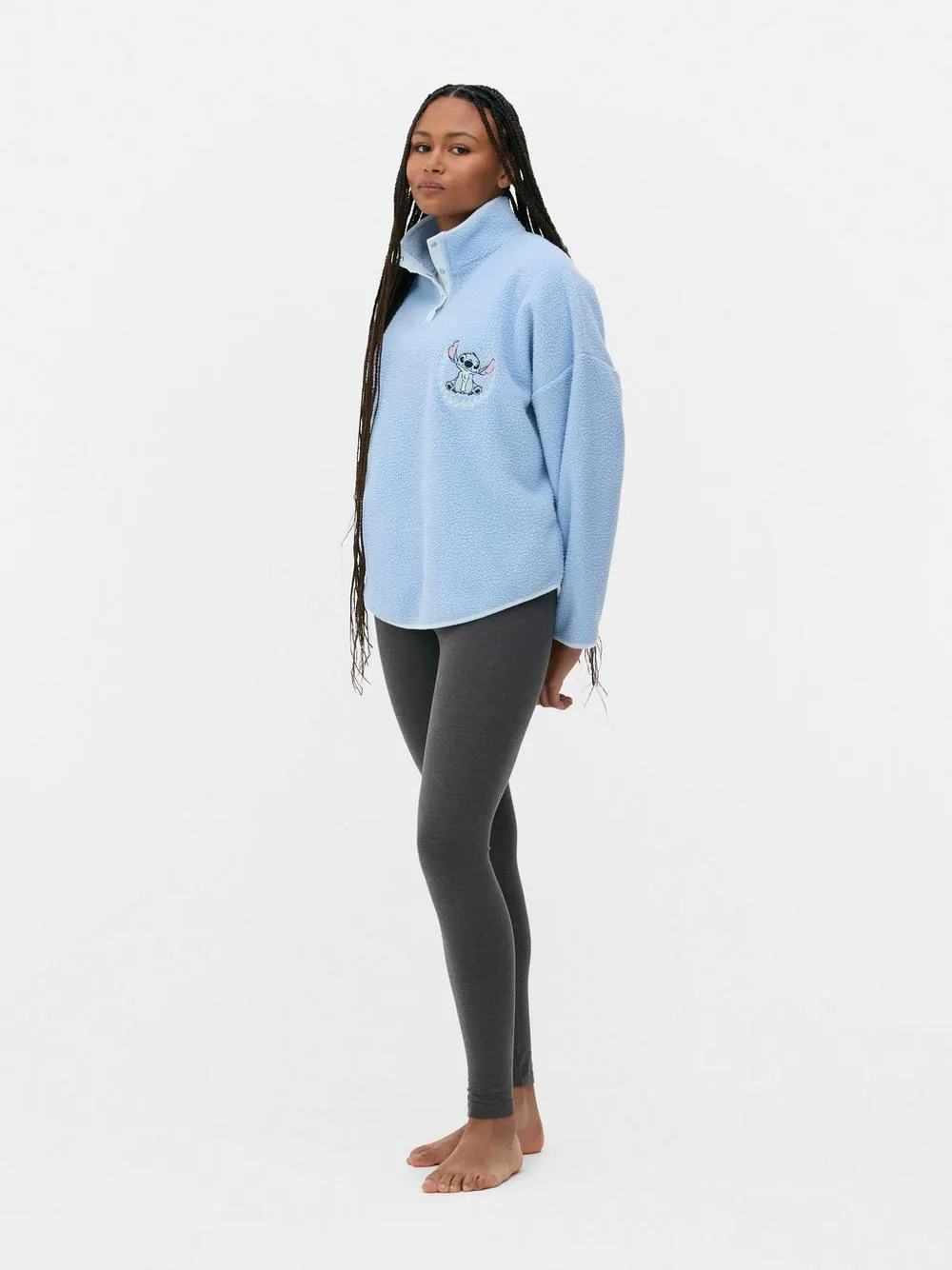 Camisola pijama forro Disney Stitch