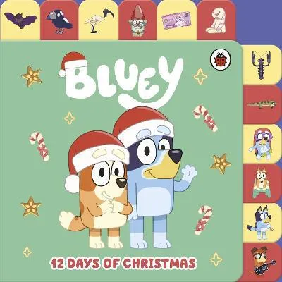 Bluey: 12 Days of Christmas Tabbed Board Book - Bluey (Board book)