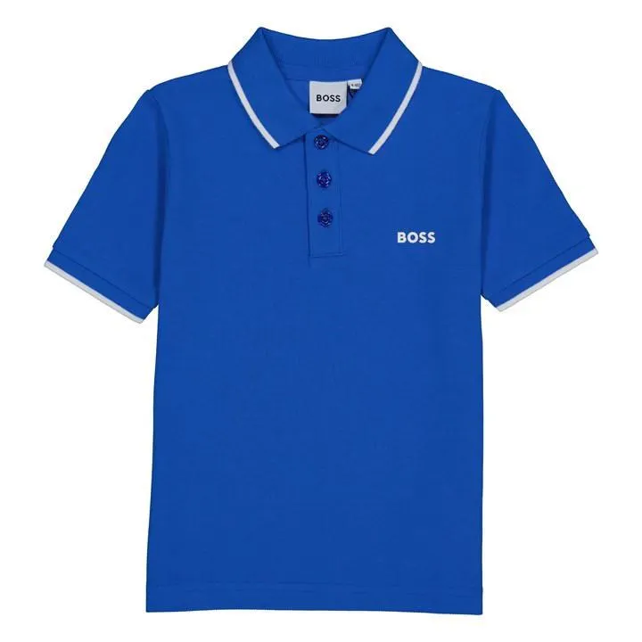 Tipped Logo Polo Shirt Boys