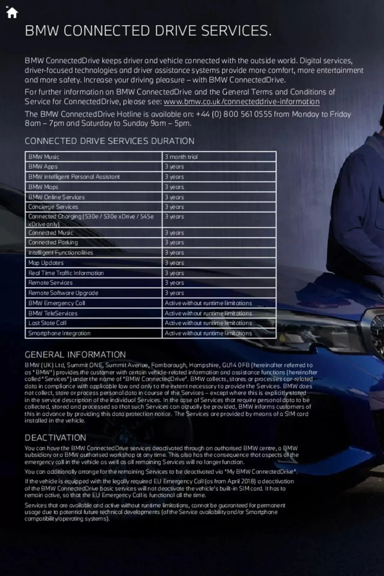 BMW - Saloon and Touring Brochure from 21 January to 31 December 2023 - Catalogue Page 99