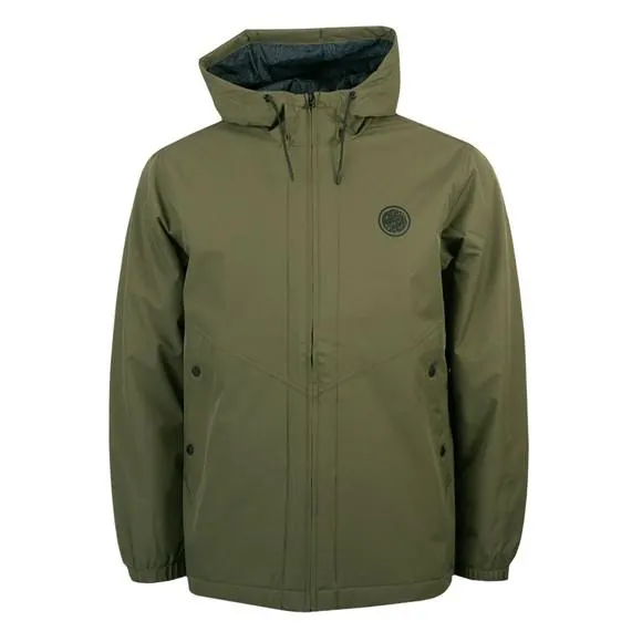 Mens Green Sheraton Hooded Jacket