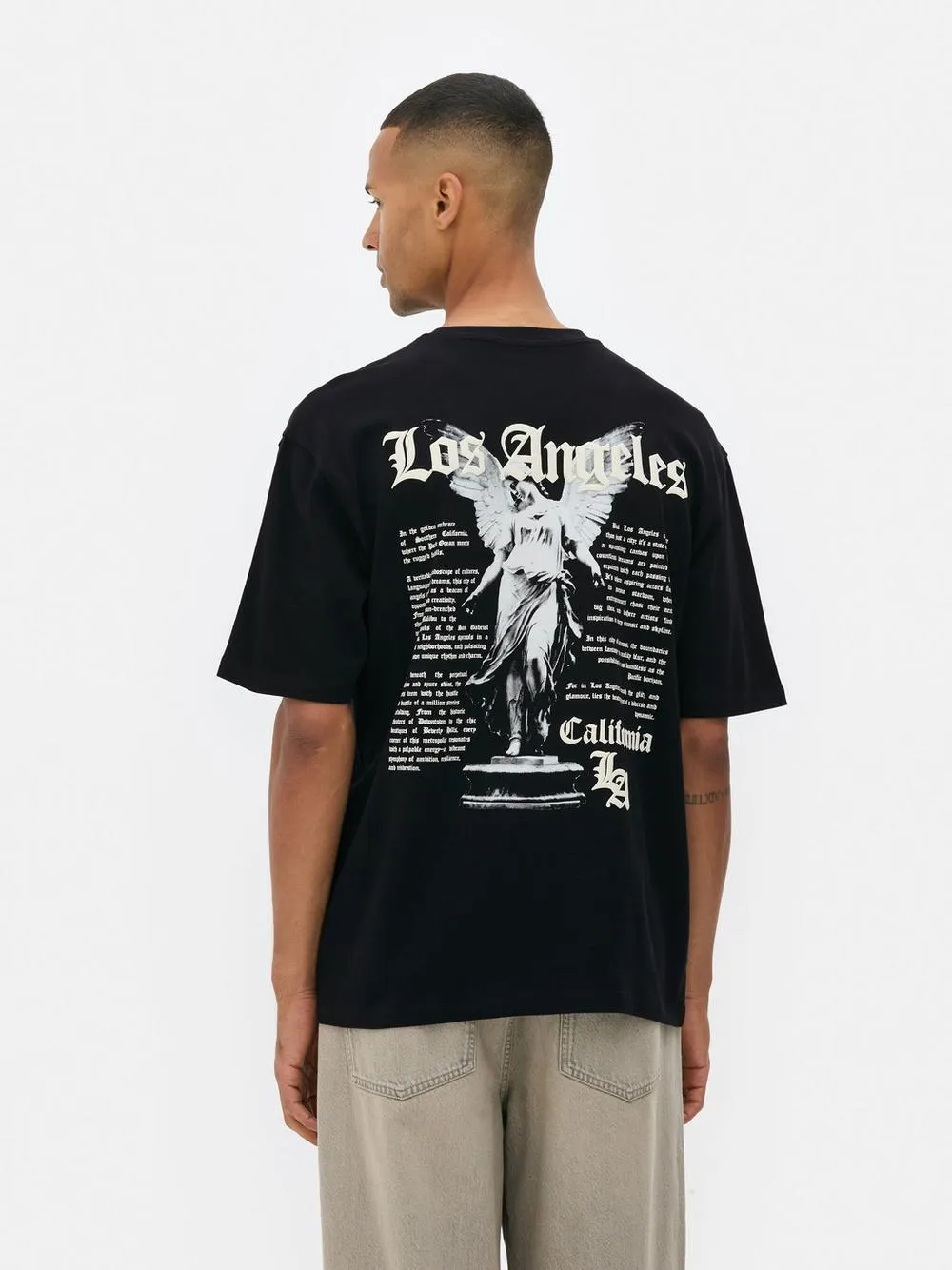 Camiseta con estampado gráfico «Los Angeles»