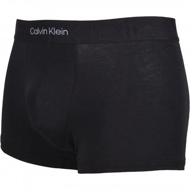 Calvin Klein Embossed Icon Logo Boxer Trunk, Black