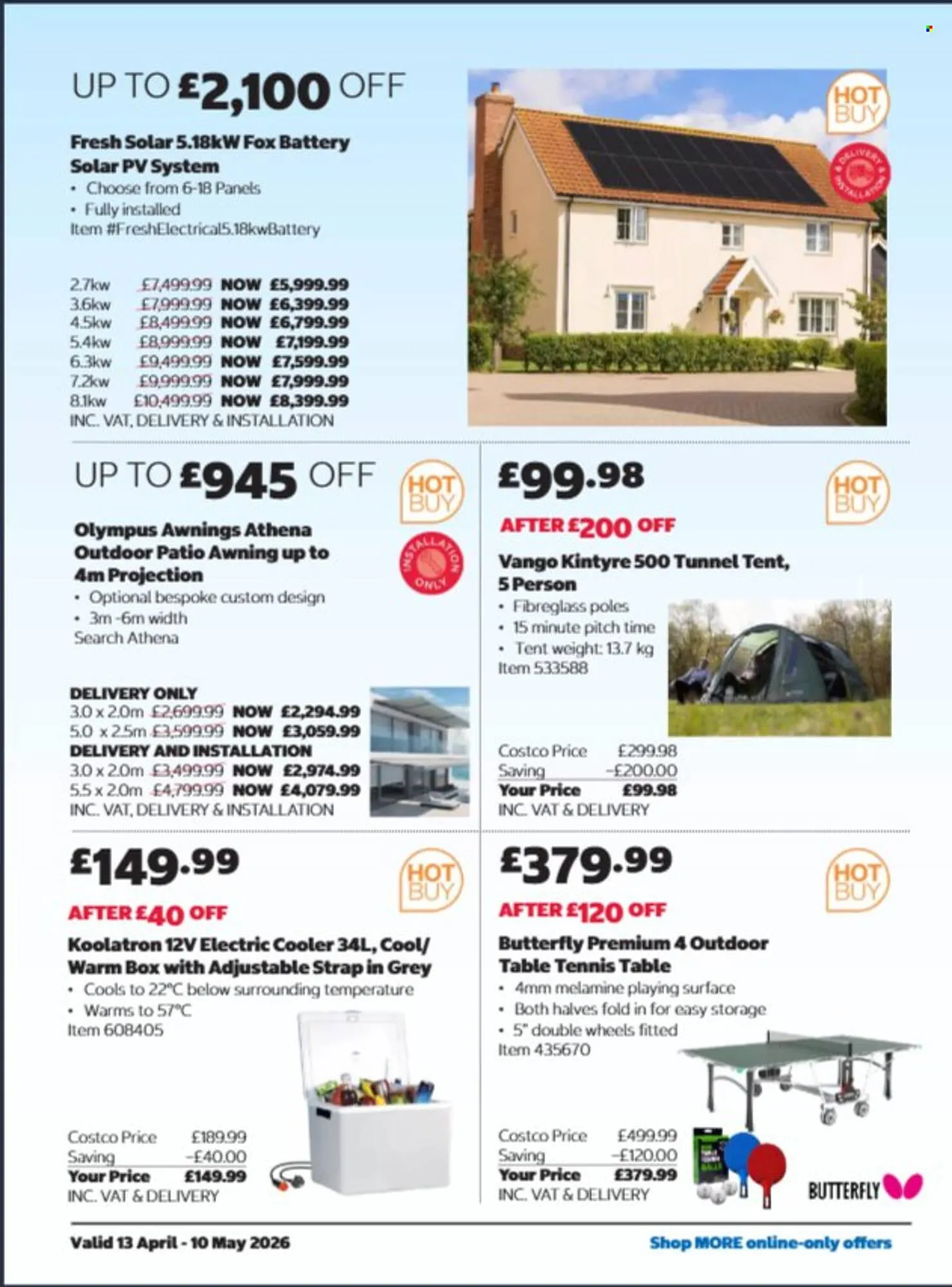Costco leaflet from 13 April to 10 May 2026 - Catalogue Page 30