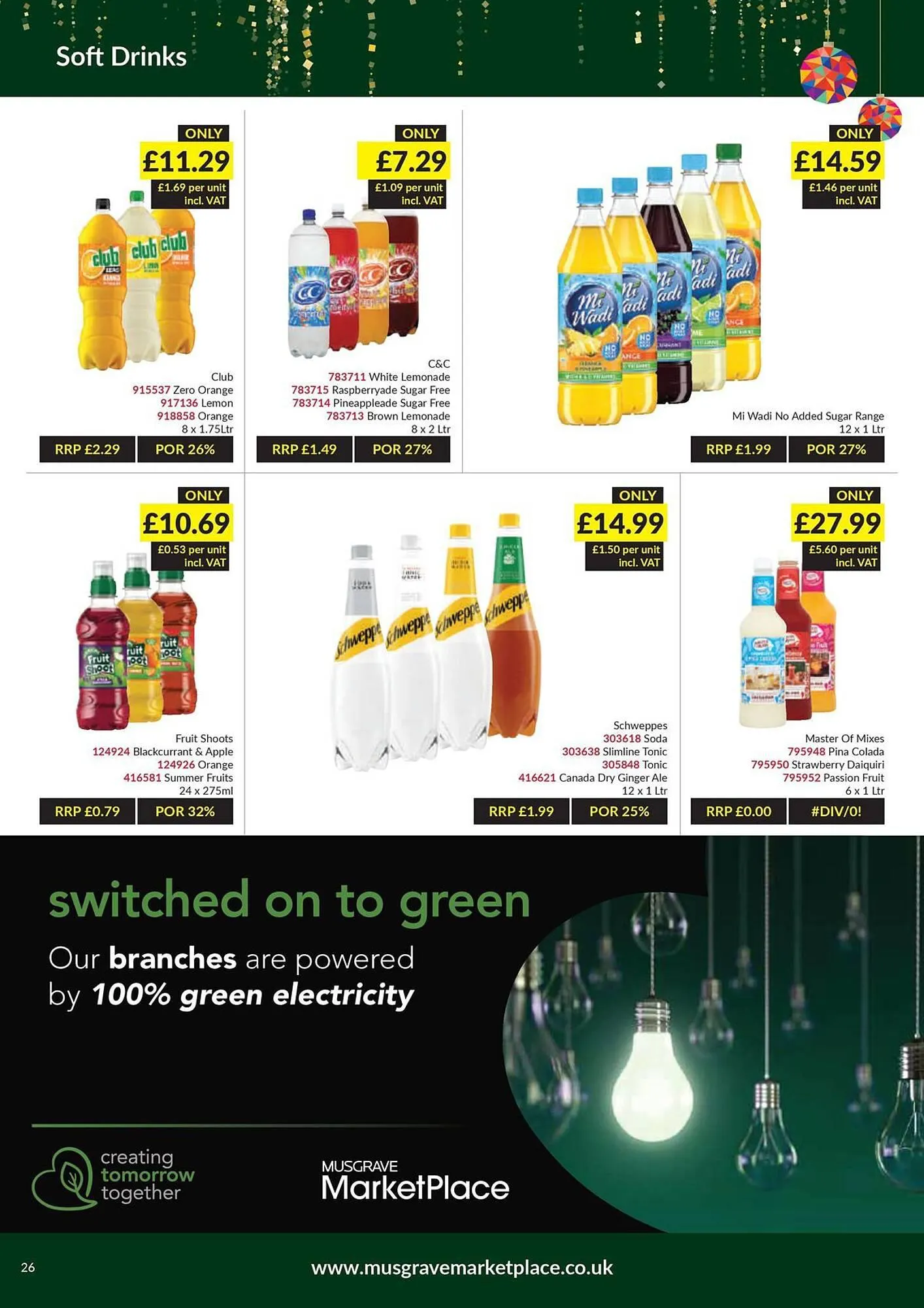 Musgrave MarketPlace leaflet from 21 November to 10 December 2023 - Catalogue Page 26